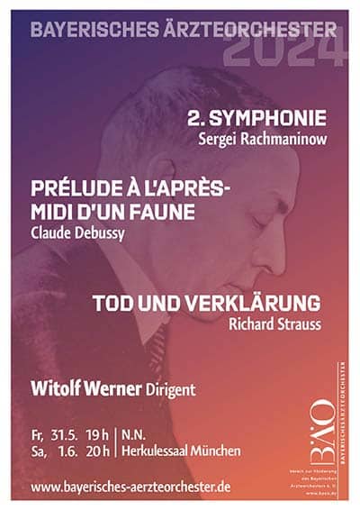 Konzerte 2024 des Bayerischen Ärzteorchesters